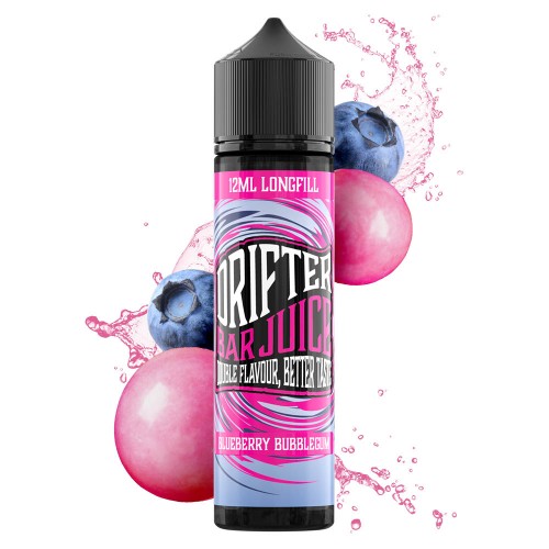 DRIFTER BAR JUICE BLUEBERRY BUBBLEGUM 12ML/60ML FLAVORSHOT